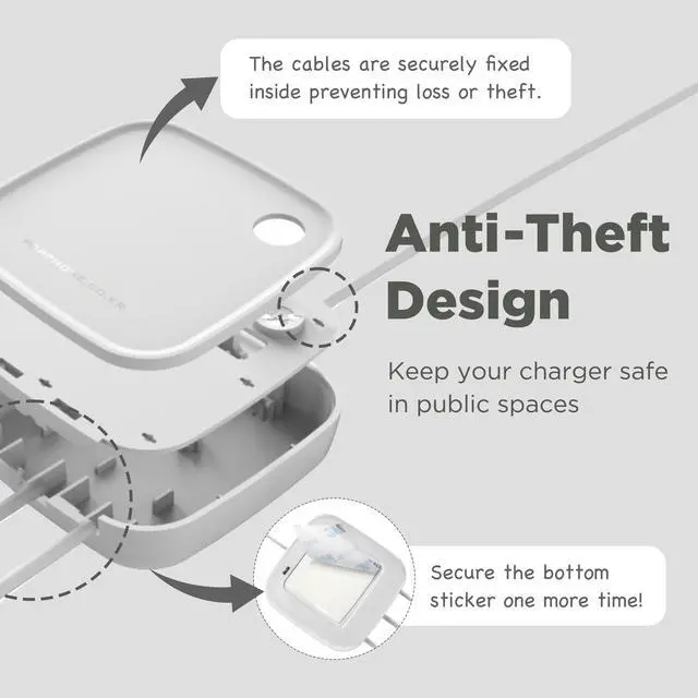 Alt view image 5 of 7 - Anti-theft ultra-fast multi-smartphone charger (TC75)