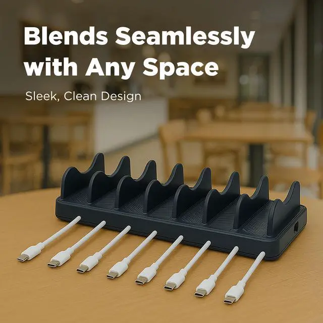 Alt view image 6 of 6 - Anti-theft ultra-fast multi-smartphone charger (TC71)