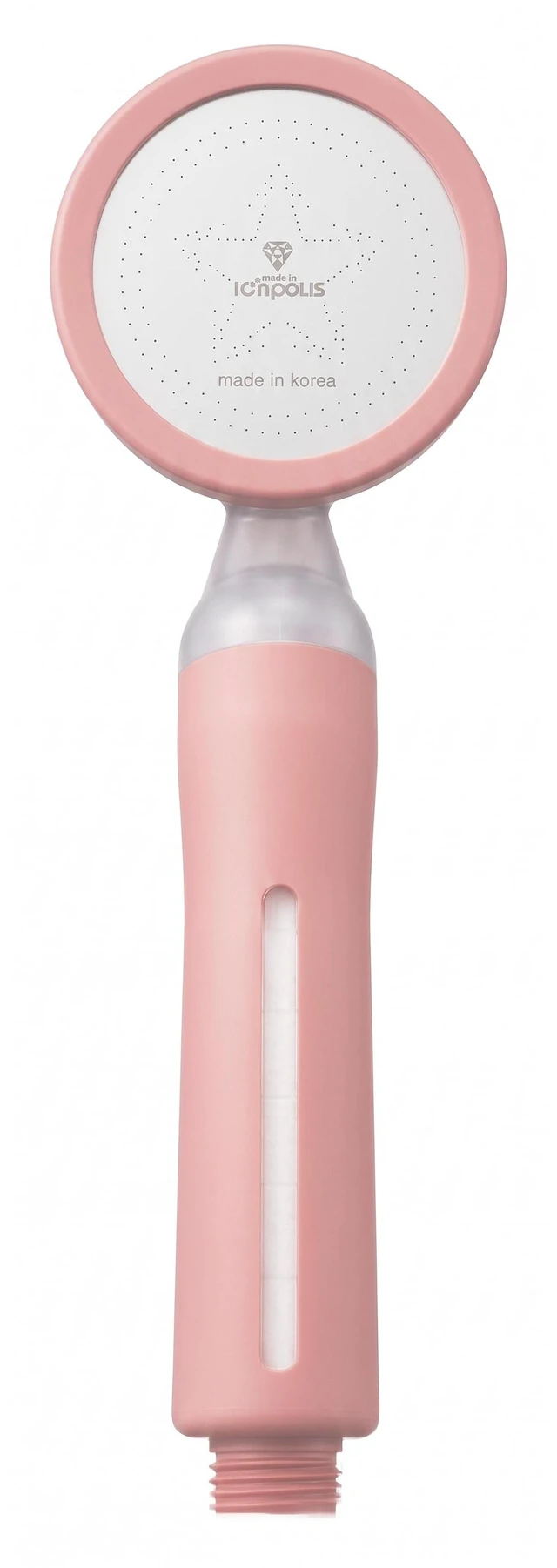 Main image of Ionpolis Premium High Pressure 3-Color Shower Head Built-in Dual Filter System for Perfect Water Purification Pink