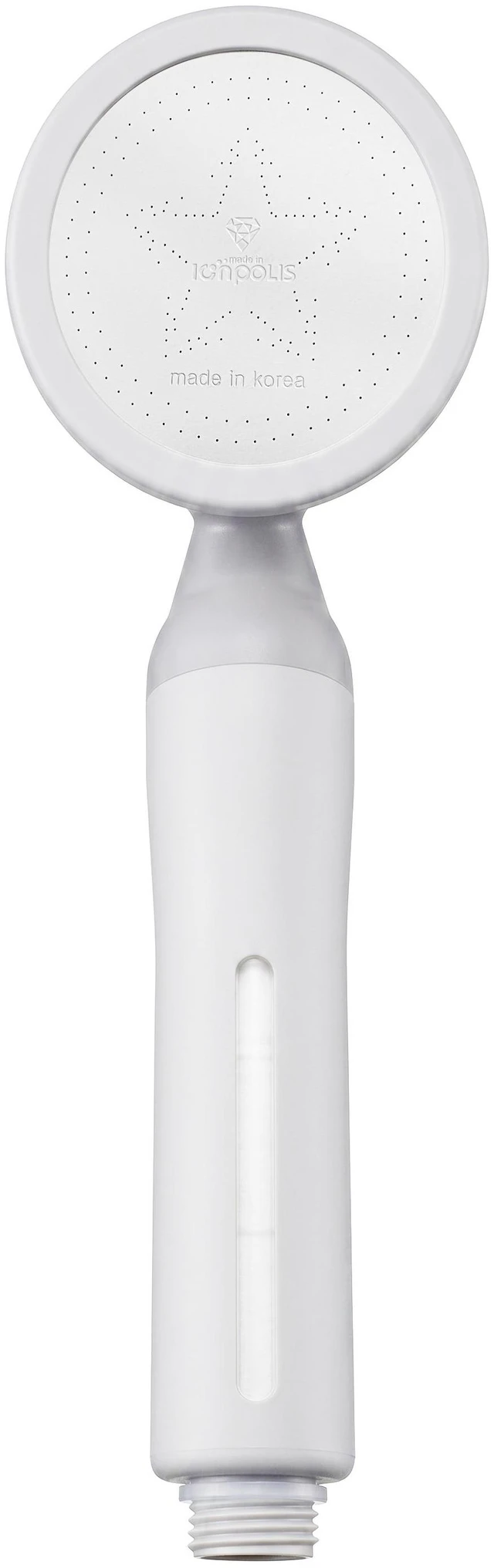 Main image of Ionpolis Premium High Pressure 3-Color Shower Head Built-in Dual Filter System for Perfect Water Purification White
