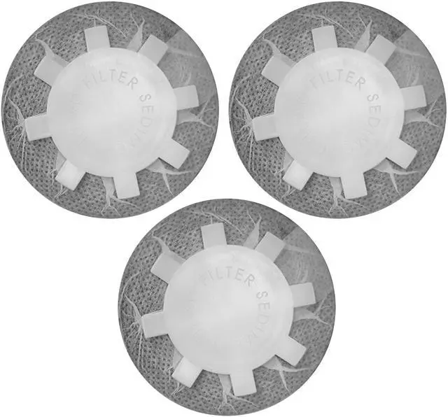 Main image of Ionpolis NSF-Certified Activated Carbon Fiber Head Filter Replacement Cartridge for Handheld Shower 3 PCS/Pack Removes Chlorine, Impurities and Fine Particles