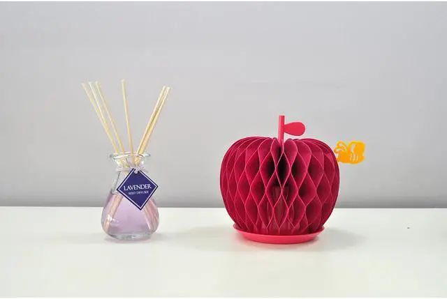 Alt view image 4 of 7 - HSI Non-Electric Natural Personal Humidifier Vaporizer, Eco-Friendly, Smart Gift, Piozio, Apple Red