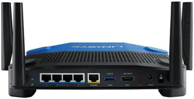 Alt view image 2 of 5 - Linksys WRT3200ACM AC3200 MU-MIMO Gigabit Wi-Fi Router