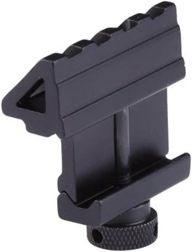 Alt view image 2 of 4 - Offset Rail allows the attachment of laser/flashlight mounts, red dot sights or other accessories Weaver Style 45-Degree Offset Rail Mount 20mm Weaver