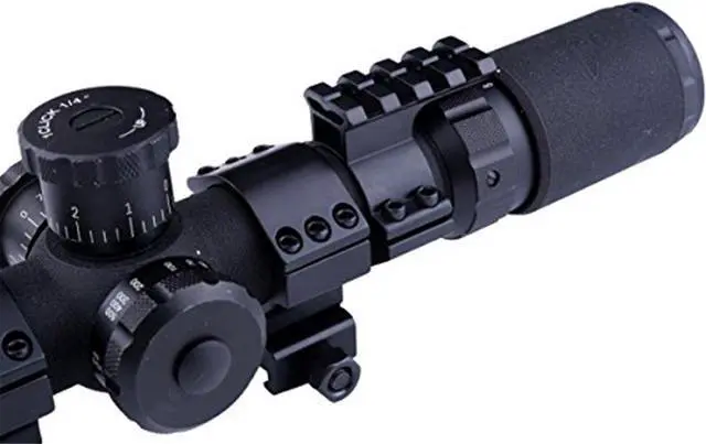 Alt view image 2 of 5 - Barrel Mount  25.4mm/30mm Ring 20mm Weaver Picatinny Rail Adapter for Rifle Scope