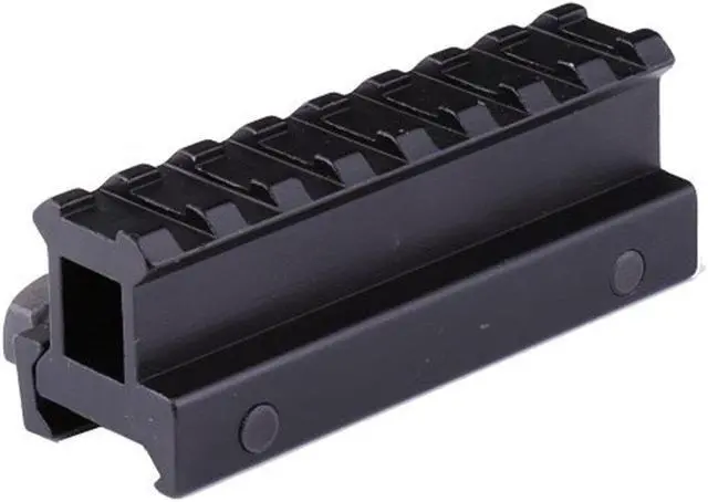 Alt view image 4 of 5 - Hunting Scope Mount Adapter 1inch Riser Base Ar Dovetail Weaver Mount 3/4inch Picatinny Rail Hunting Accessories