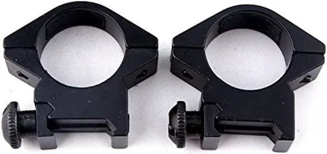Alt view image 3 of 3 - Attachs to Dovetail 21 mm rail Tactical Low Profile 25.4mm Scope Rings 20mm Weaver/picatinny Rail Mount