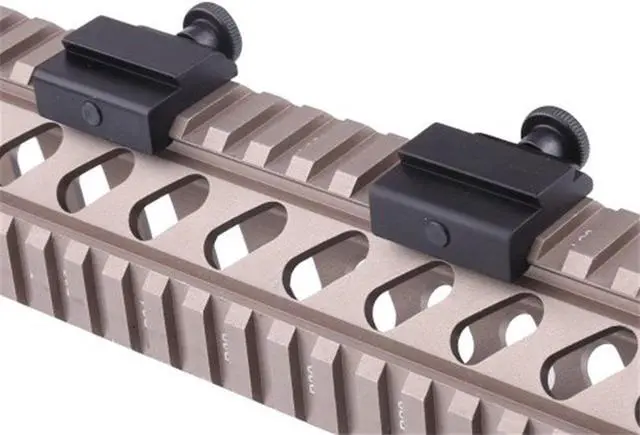 Alt view image 4 of 4 - Weaver Dovetail Adapter to Picatinny Rail Rifle Scope Mount Hunting 20mm to 11mm