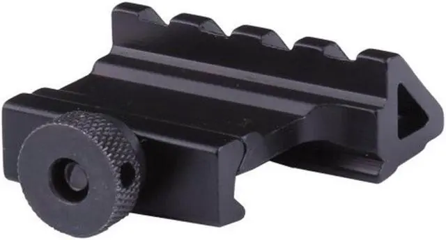 Alt view image 4 of 4 - Offset Rail allows the attachment of laser/flashlight mounts, red dot sights or other accessories Weaver Style 45-Degree Offset Rail Mount 20mm Weaver