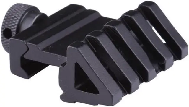 Main image of Offset Rail allows the attachment of laser/flashlight mounts, red dot sights or other accessories Weaver Style 45-Degree Offset Rail Mount 20mm Weaver