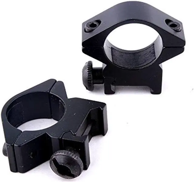 Alt view image 2 of 3 - Attachs to Dovetail 21 mm rail Tactical Low Profile 25.4mm Scope Rings 20mm Weaver/picatinny Rail Mount