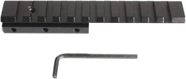 Main image of Tactical 4.9IN/12.5cm Length Dovetail 11mm to 20mm Weaver Picatinny Rail Adapter Scope Mount Base Hunting Rifle Gun Mount Accessory