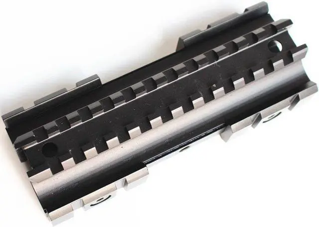Alt view image 2 of 6 - Triple Side Flat Top 11mm/20mm Weaver/Picatinny Rail Carry Handle Mount Fit .223 Rifles for 20mm Rail