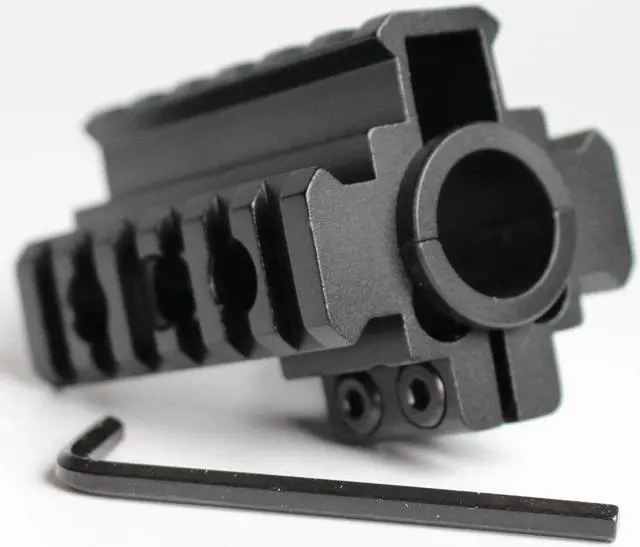 Main image of Hunting 3 Side Tri-Rail 20mm Rails Barrel Mount See Through 21mm Picatinny Weaver Rail Mount for Gun Riflescope
