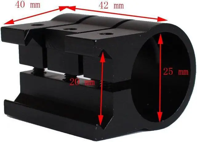 Alt view image 5 of 5 - Weaver/Picatinny Rail Mount Laser / flashlight special bracket