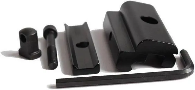 Alt view image 3 of 5 - CS Force Airsoft Tactical Sling Swivel Stud Adapter Weaver Picatinny Rail Harris Style Rifle Bipod Mount Military Hunting Scope