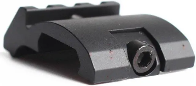 Alt view image 3 of 5 - Ultra Low Profile 45 Degree Side Picatinny Rail 20mm Offset Picatinny Rail Mount For Red Dot, scope sight, Flashlights