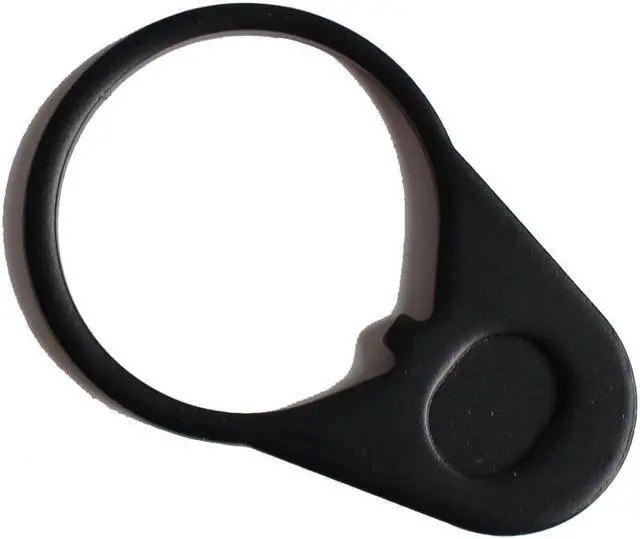 Alt view image 2 of 3 - Hunting Gun Accessories Black Universal Single Point End Plate Loop Sling Swivel Adapter Mount Airsoft Tactical Gun