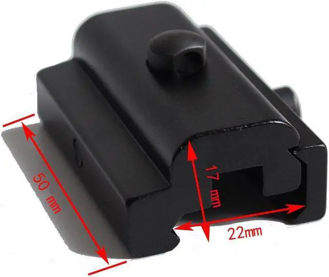 Alt view image 5 of 5 - CS Force Airsoft Tactical Sling Swivel Stud Adapter Weaver Picatinny Rail Harris Style Rifle Bipod Mount Military Hunting Scope