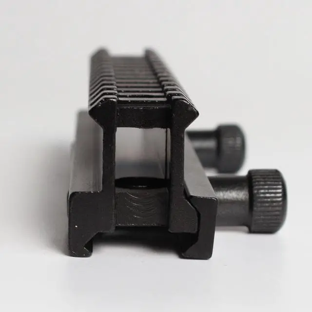 Alt view image 4 of 4 - Tactical Hunting Riser 1 Inch 1" Scope Sight Mount Picatinny Weaver Rail Airsoft Rifle Gun Mount Accessory Flashlight Mount Base