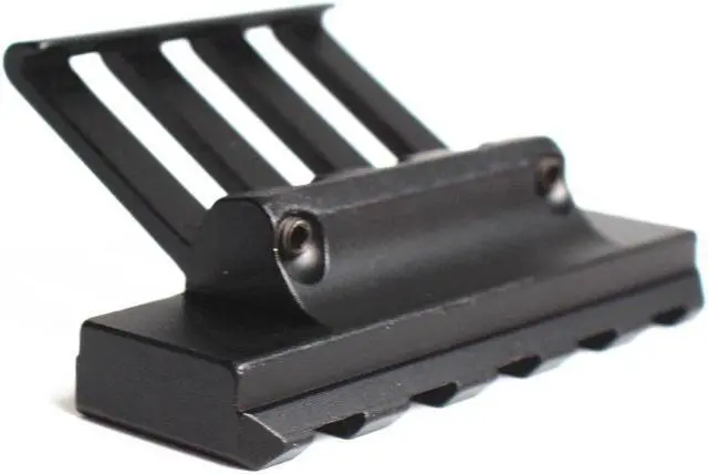 Alt view image 2 of 5 - Tactical 5 Slots 45 Degree Angle Offset Adapter 20mm Weaver Rail Mount Picatinny Scope Rail Base Scope Pistol Airsoft