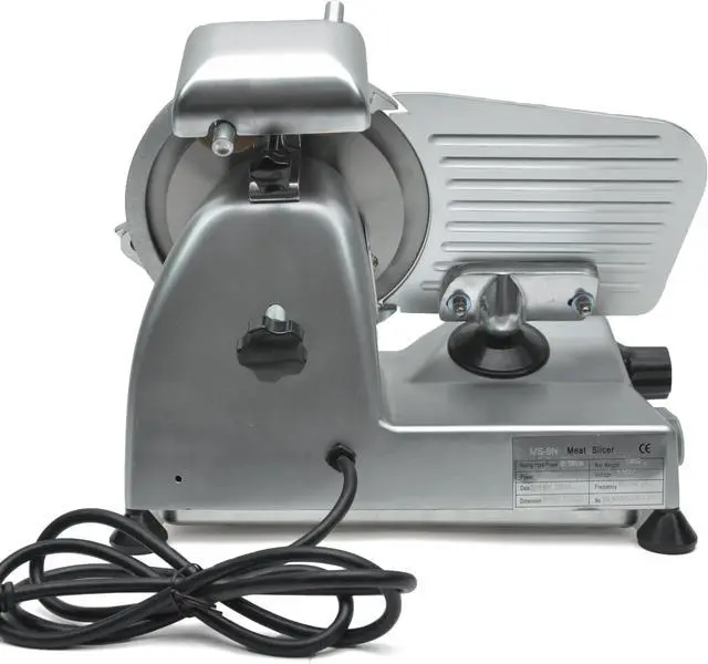 Alt view image 4 of 6 - KWS Premium 200w Electric Meat Slicer 6" Stainless Blade, Frozen Meat/ Cheese/ Food Slicer Low Noises