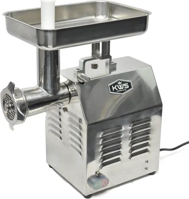 Main image of KWS TC-22 Commercial 1200W 1.5HP Electric Meat Grinder Stainless Steel Meat Grinder For Restaurant/Deli/ Home