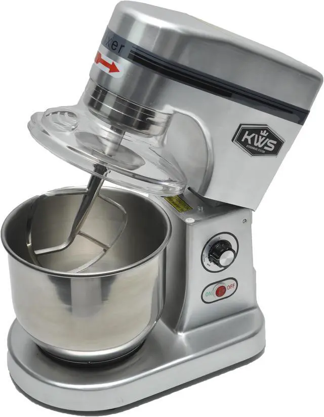 Main image of KWS M-B7 Commercial 620W Stand food Mixer,7 Quarts Silver Heavy-Duty for Restaurant/Bakery /Tea Shop/Coffee Shop