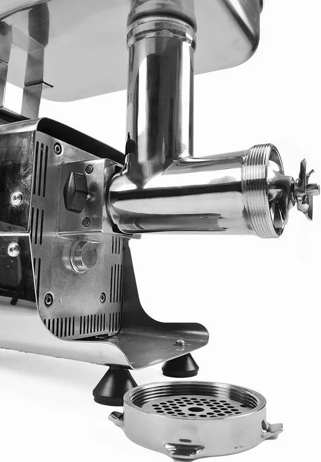 Alt view image 3 of 4 - KWS SL-8 Commercial 450W 1/2HP Electric Meat Grinder Stainless Steel Meat Grinder