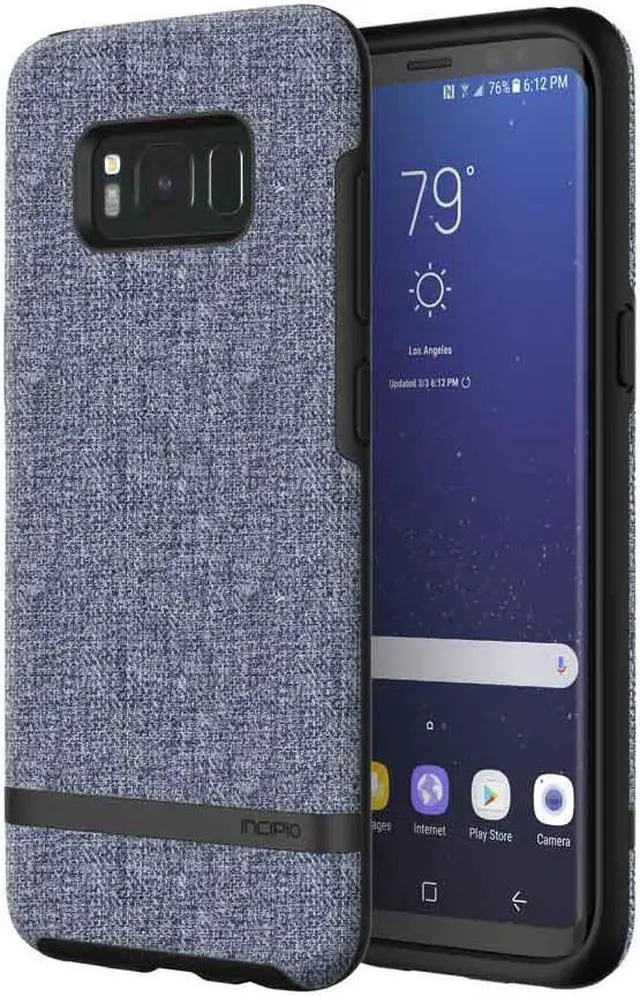 Main image of Samsung Galaxy S8 Case, Incipio [Esquire Series]Co-Molded, Shock-Absorbing Cover - Carnaby Case for Samsung Galaxy S8-?Blue