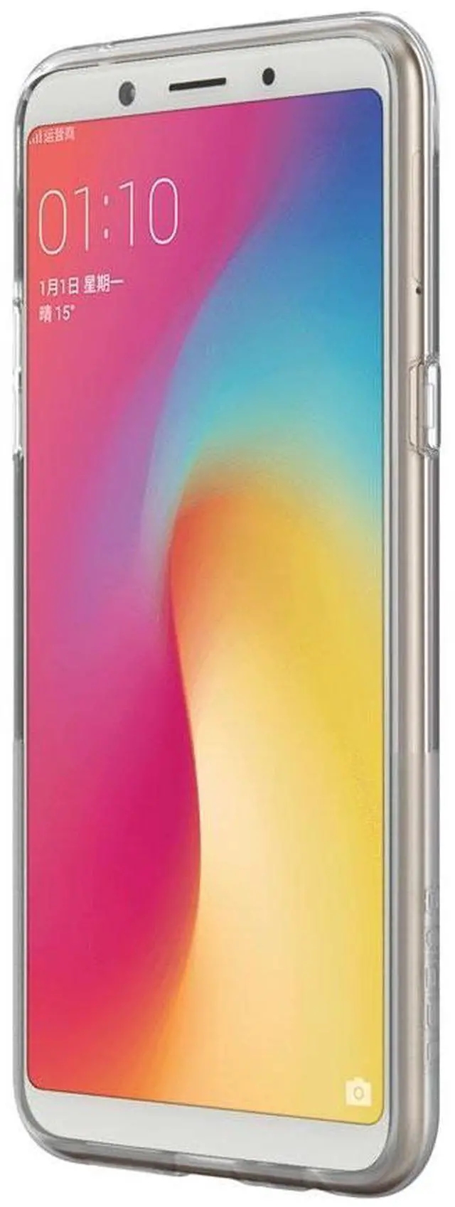 Alt view image 3 of 5 - Incipio NGP Oppo A73 Case with Translucent, Shock-Absorbing Polymer Material for Oppo A73 - Clear