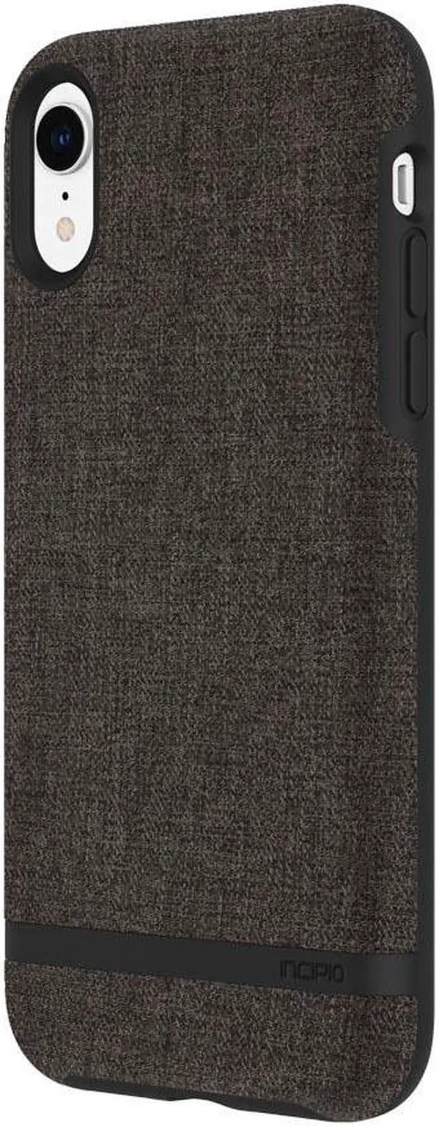 Main image of Incipio Carnaby Stylish Slim Protective Case for iPhone XR (6.1") with Soft Premium Fabric and Anti-Slip Grip - Gray