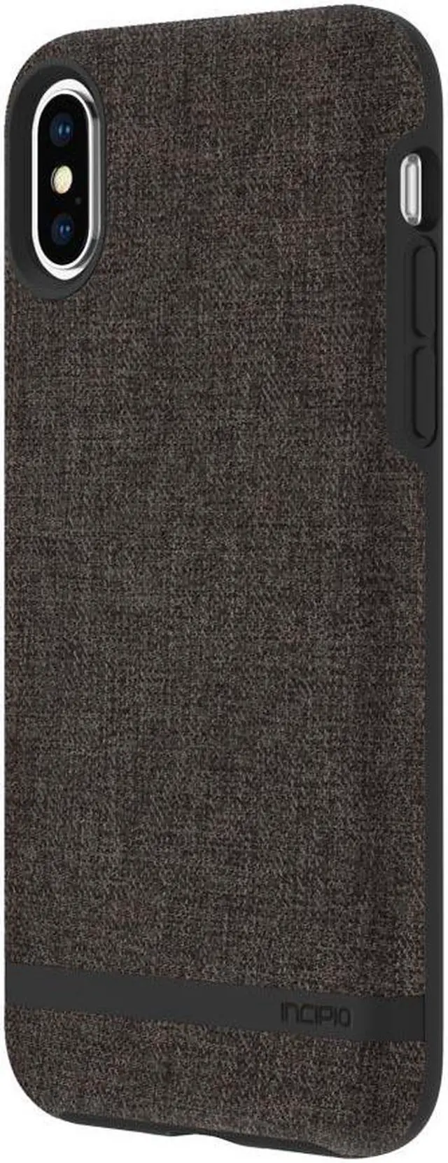 Main image of Incipio Carnaby Stylish Slim Protective Case for iPhone XS (5.8") & iPhone X with Soft Premium Fabric and Anti-Slip Grip - Gray