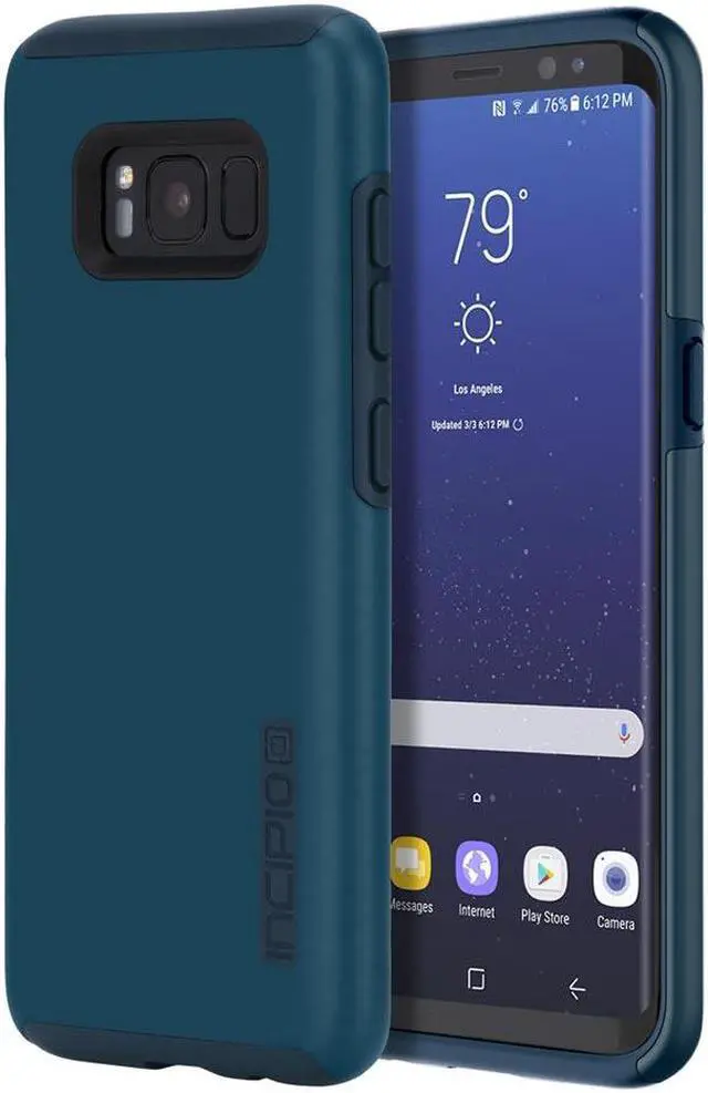 Alt view image 2 of 13 - Incipio DualPro Deep Navy Case for Galaxy S8+ SAMCS15752