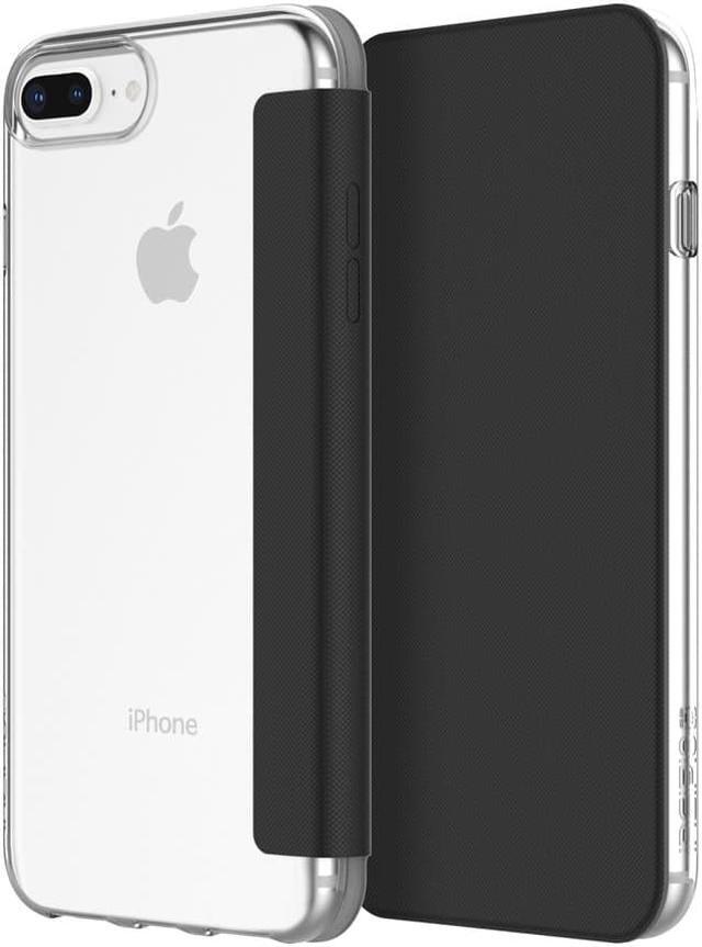 Alt view image 3 of 6 - Incipio NGP Folio iPhone 8 Plus & iPhone 7/6/6s Plus Case with Card Slot Holder and Protective Front Cover for iPhone 8 Plus & iPhone 7/6/6s Plus - Clear/Black