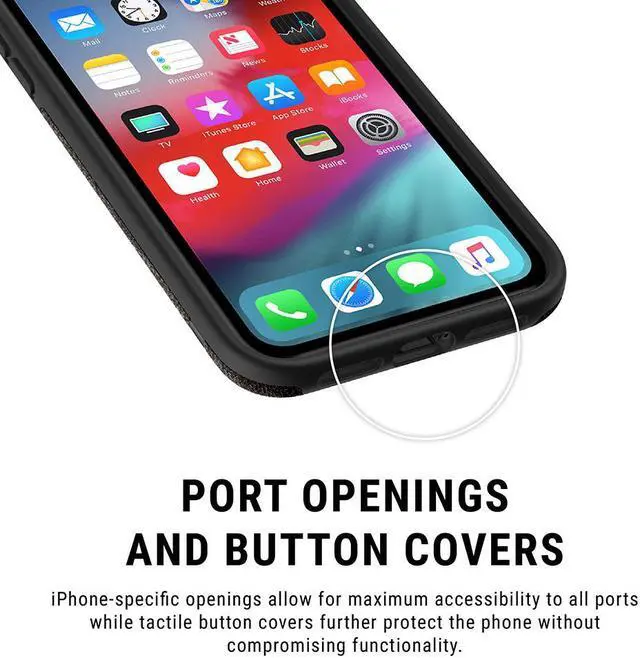 Alt view image 3 of 9 - Incipio Carnaby Stylish Slim Protective Case for iPhone XR (6.1") with Soft Premium Fabric and Anti-Slip Grip - Gray