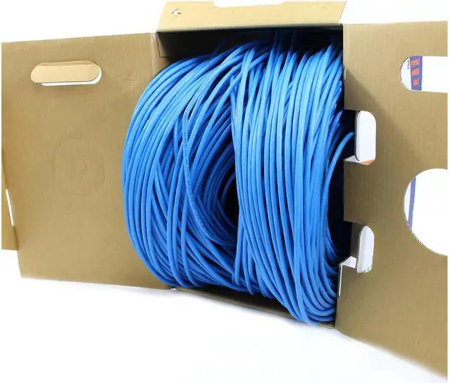 Elite Cat6 Plenum (CMP), 1000ft, 550MHz, 23AWG, UTP, Solid Pure Copper ...