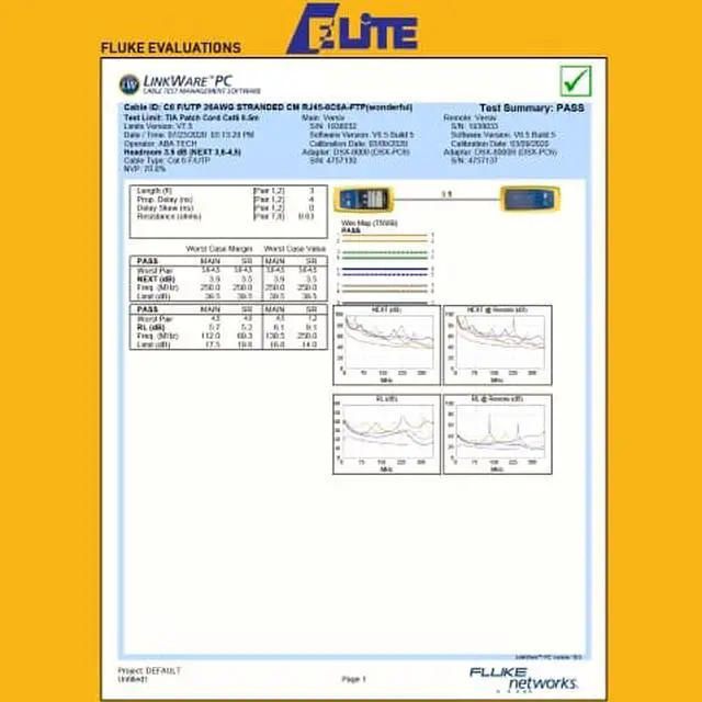 Alt view image 7 of 7 - Elite Cat6 Stranded (CM), 1000ft, 400MHz, 26AWG, F/UTP, Bare Copper, UL Certified, Bulk Ethernet Cable Reel, Orange