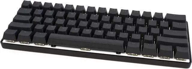 Alt view image 4 of 5 - Vortex New POK3R Black Case RGB LED 60% Double Shot PBT (Cherry MX Silent Red) Mechanical Keyboard