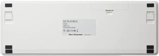 Alt view image 3 of 5 - Topre Corporation Realforce R3 White Wireless Keyboard Topre Silent 45g