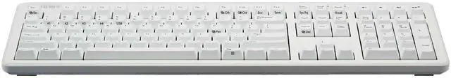 Alt view image 4 of 5 - Topre Corporation Realforce R3 White Wireless Keyboard Topre Silent 45g