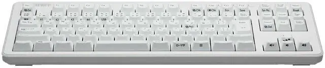 Alt view image 2 of 6 - Topre Corporation Realforce R3 TKL White Wireless Keyboard Topre Silent 45g