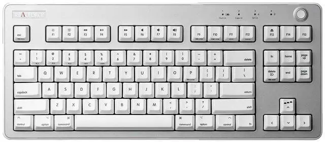 Main image of Topre Corporation Realforce R3 for Mac TKL White Wireless Keyboard Topre Silent 45g