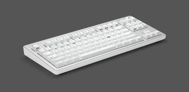 Alt view image 2 of 5 - Topre Corporation Realforce R3 for Mac TKL White Wireless Keyboard Topre Silent 45g