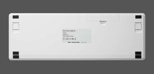 Alt view image 3 of 4 - Topre Corporation Realforce R3 for Mac White Wireless Keyboard Topre Silent 45g
