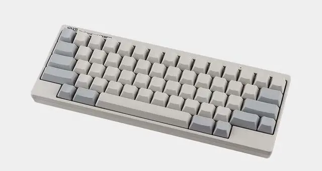 Alt view image 3 of 7 - HHKB Hybrid Blank White 60% Bluetooth PBT Mechanical Keyboard Topre 45g