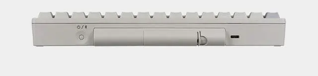 Alt view image 6 of 7 - HHKB Hybrid Blank White 60% Bluetooth PBT Mechanical Keyboard Topre 45g