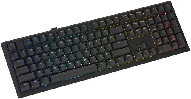 Alt view image 3 of 7 - Ducky One X Black Full Size Inductive Keyboard
