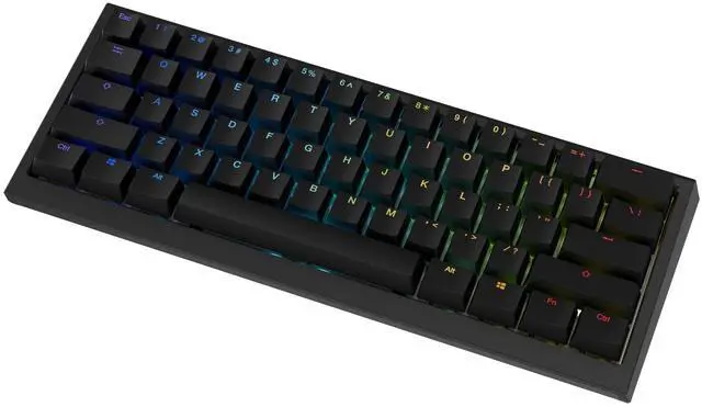 Alt view image 3 of 6 - Ducky One X Mini Black 60% Inductive Keyboard