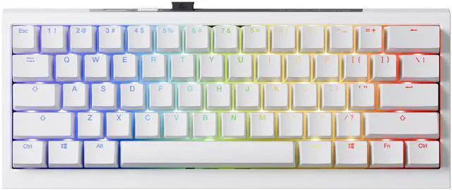 Main image of Ducky One X Mini White 60% Inductive Keyboard